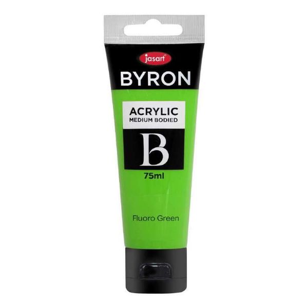 Picture of Jasart Byron Acrylic Paint 75ml Fluro Green