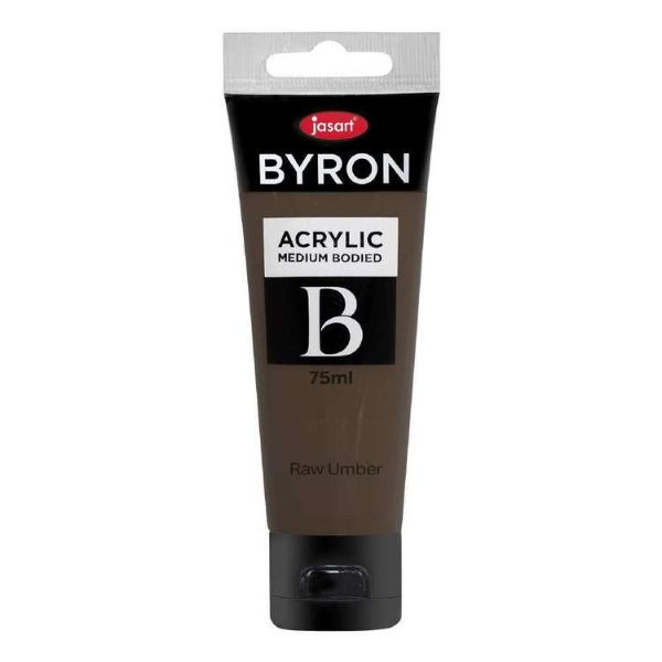 Picture of Jasart Byron Acrylic Paint Raw Umber 75ml