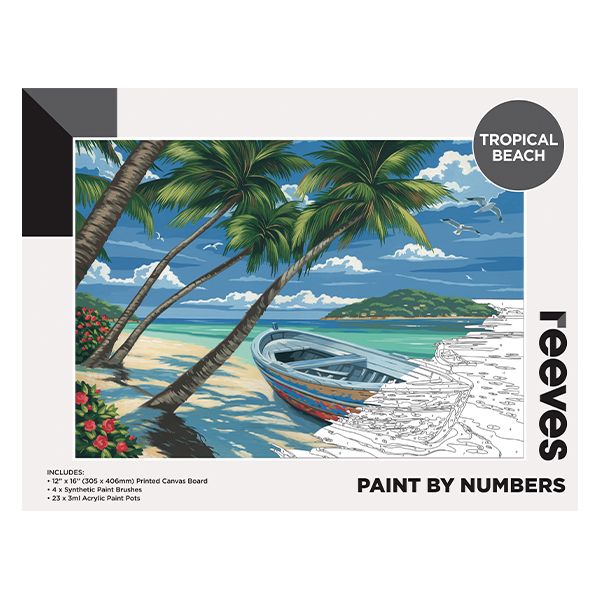 Picture of Paint By Numbers 12X16in Tropical Beach