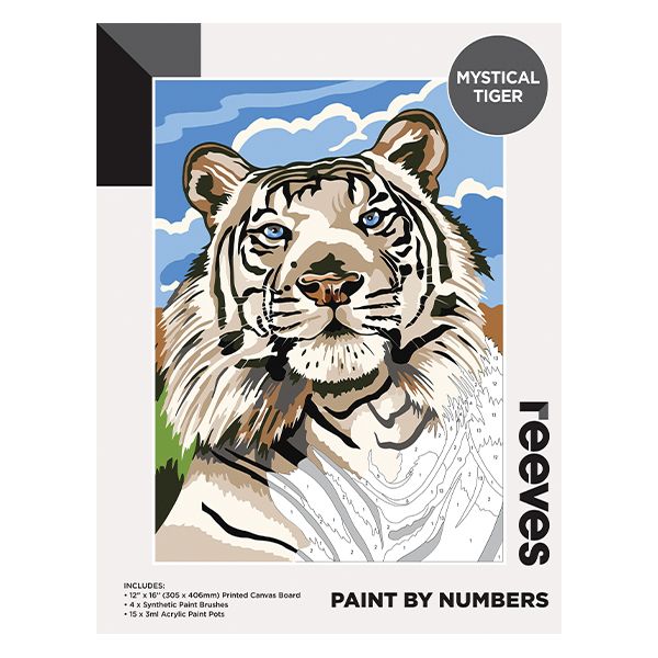 Picture of Paint By Numbers 12X16in Mystical Tiger