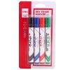 Picture of Deli THINK Whiteboard Markers, 4-Colour Pack