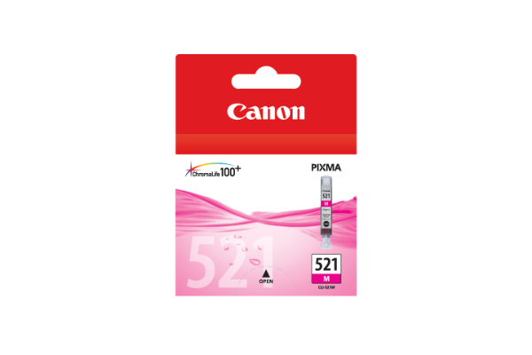 Picture of Canon CLI-521 Ink Cartridge, Magenta (CLI-521M)