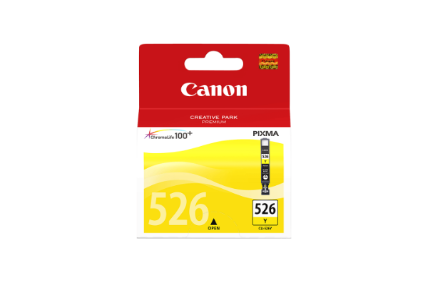 Picture of Canon CLI-526 Ink Cartridge, Yellow (CLI526Y)