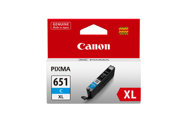 Picture of Canon CLI-651XL Ink Cartridge, Cyan (CLI-651XLC)