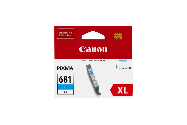 Picture of Canon CLI-681XL Ink Cartridge, Cyan (CLI681XLC)