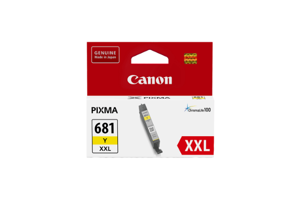 Picture of Canon CLI-681XXL Ink Cartridge, Yellow (CLI681XXLY)