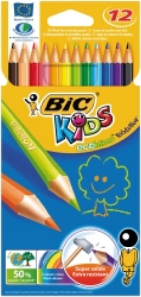 Picture of Bic Kids Pencil Coloured Evolution 12pk
