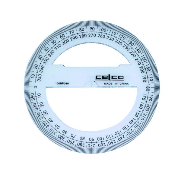 Picture of Celco Protractor 10cm 360 Deg