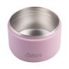 Picture of Oasis Stainless Steel Double Wall Insulated Food Flask Quick Release Lid 300ml Blush